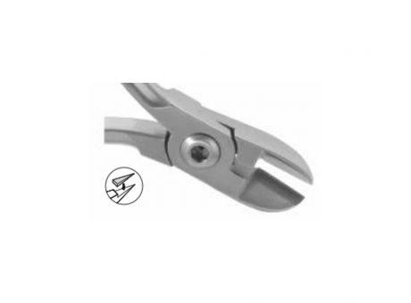 Кусачки для жесткой проволоки прямые с болтиком (.022